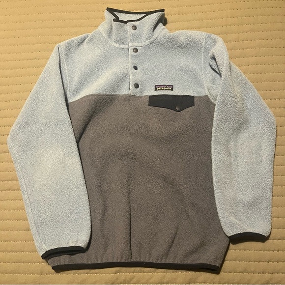 Patagonia Fleece Pullover xs Blue Sweater - Picture 1 of 3